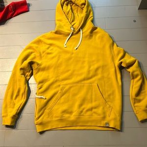 Nike Yellow Zipper Pocket Hoodie